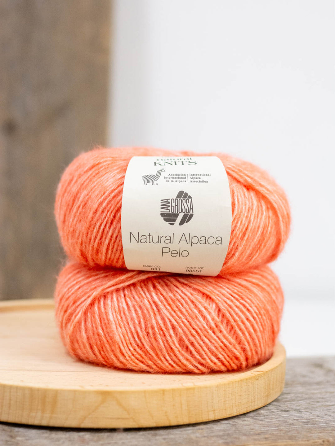 Natural Alpaca Pelo 031 Mandarijn gemeleerd