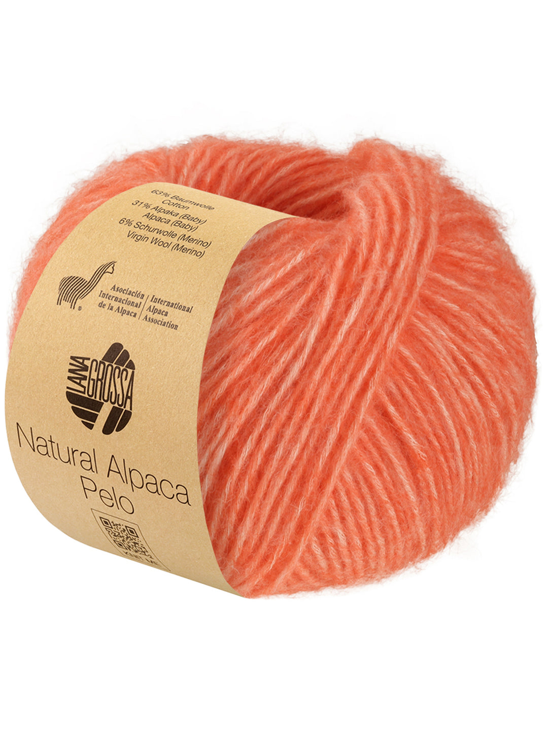 Natural Alpaca Pelo 031 Mandarijn gemeleerd