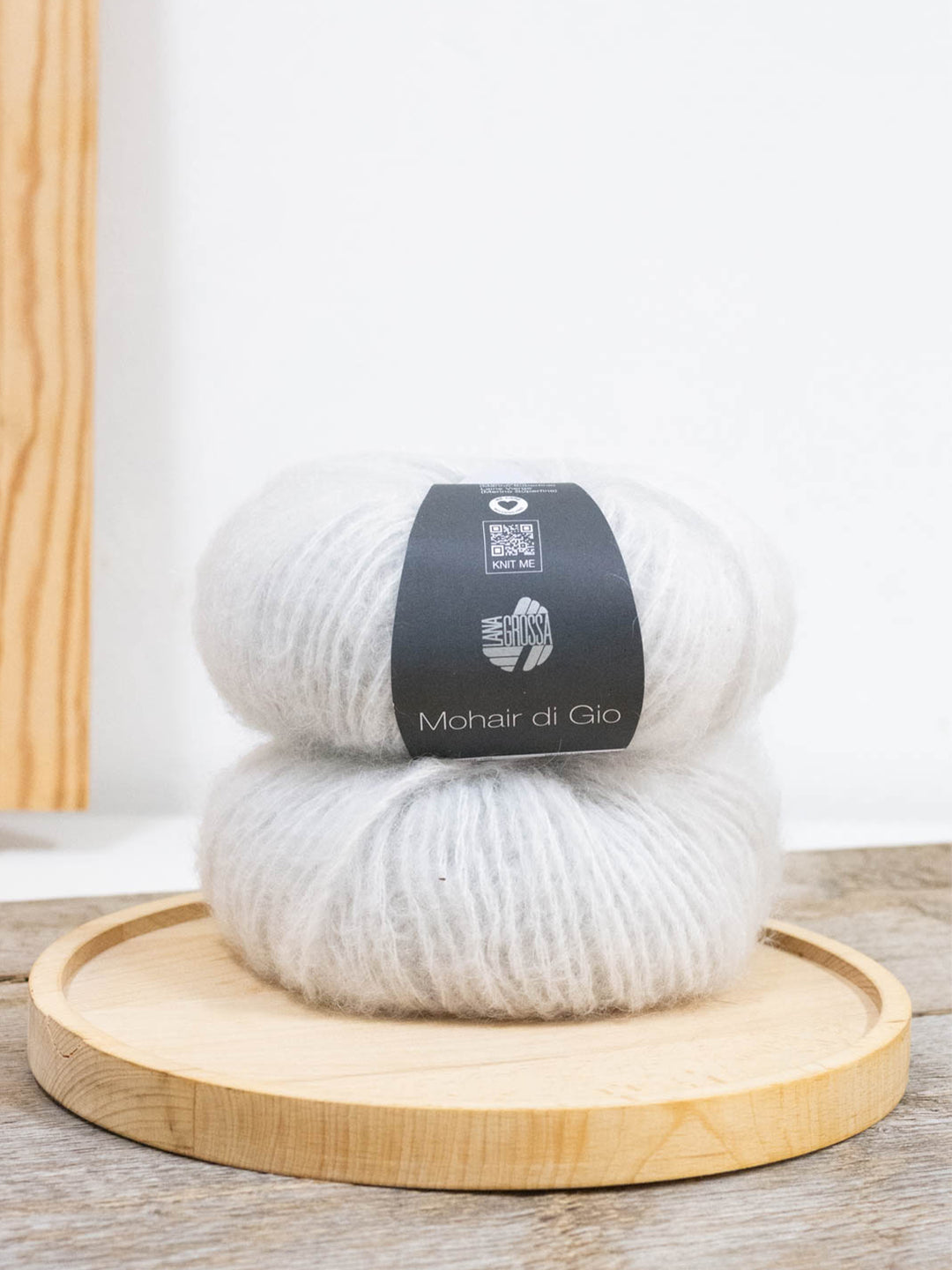 Mohair Di Gio 023 Zilvergrijs