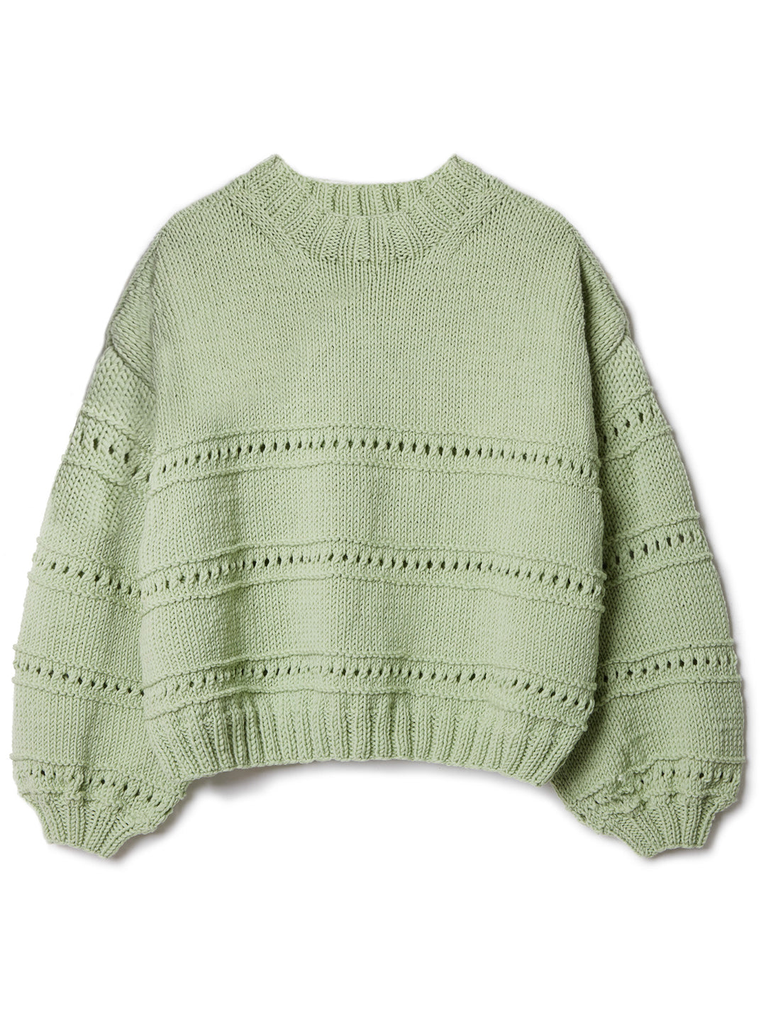 Breipakket Cool Wool Superbig trui met textuurstrepen