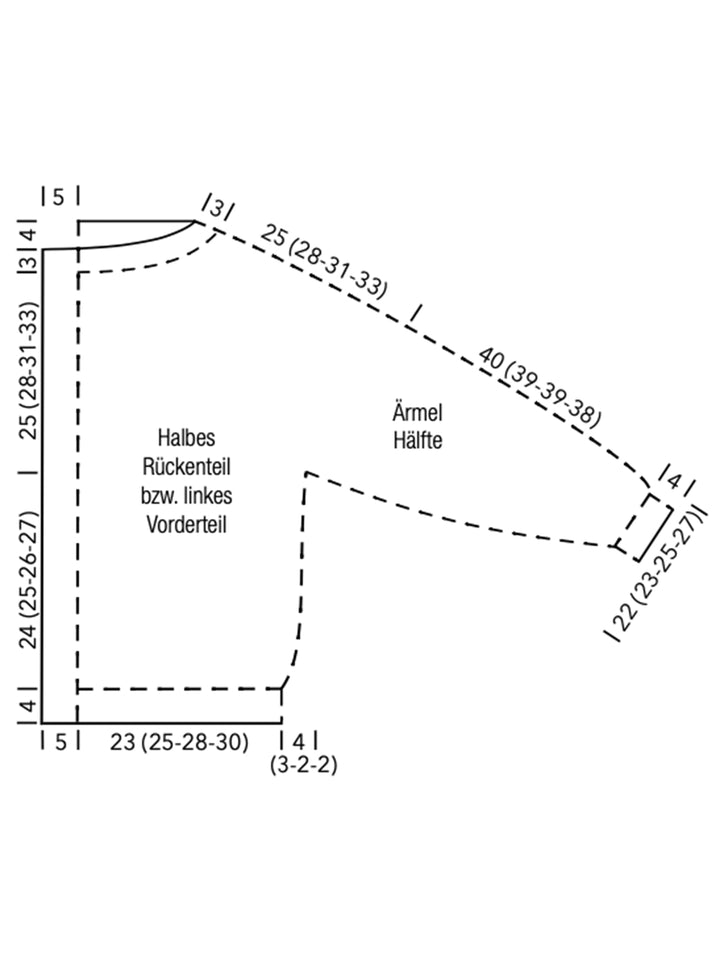 Breipakket Basta Mista raglanvest - top-down