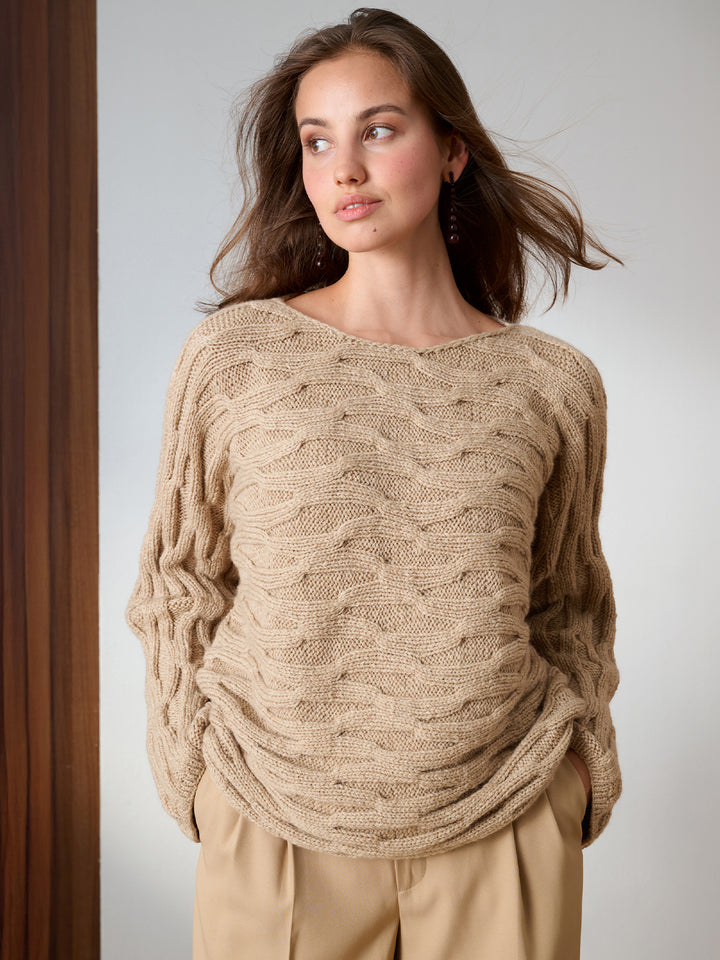 Breipakket Cool Merino trui met textuur