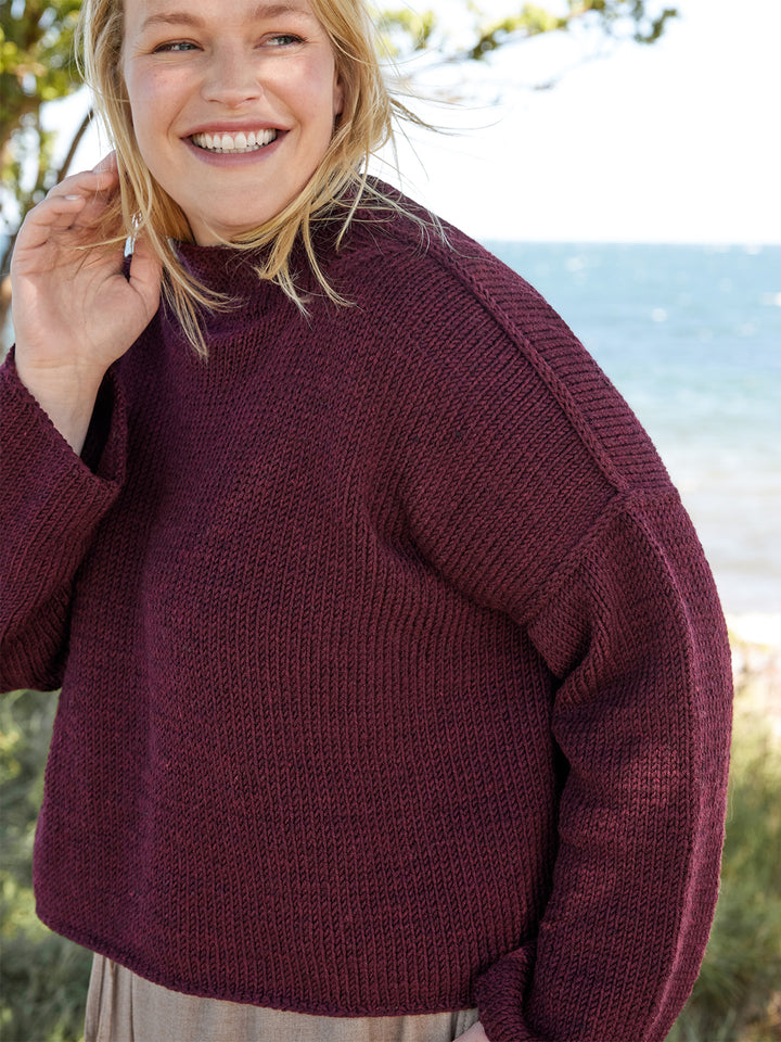 Breipakket Cool Wool Superbig Melange oversized trui