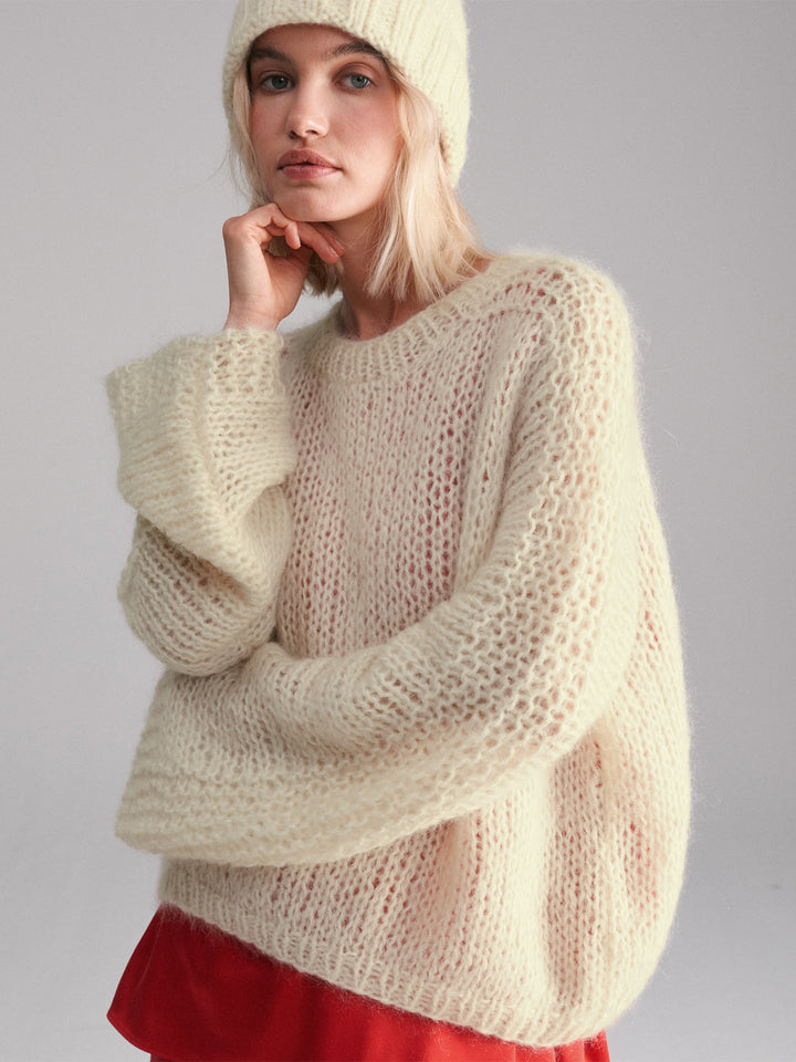 Breipakket Mohair Di Gio oversized trui