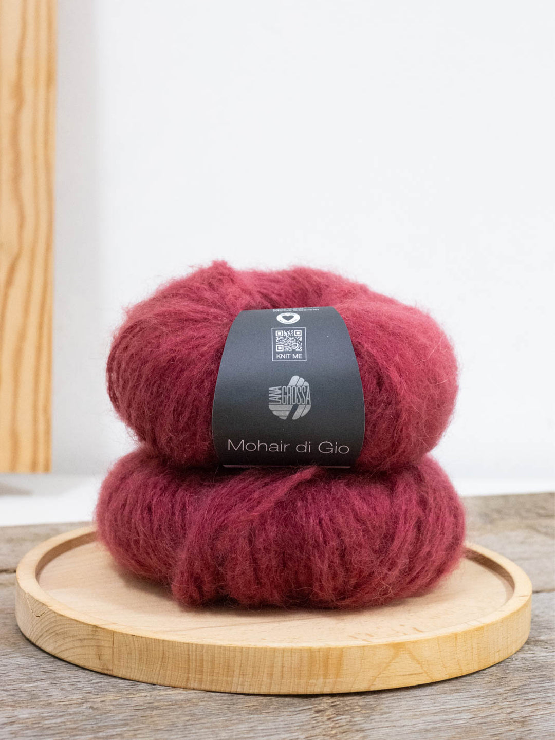 Mohair Di Gio 018 Donkerrood