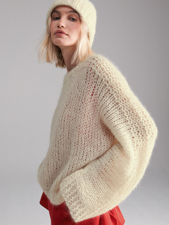 Breipakket Mohair Di Gio oversized trui