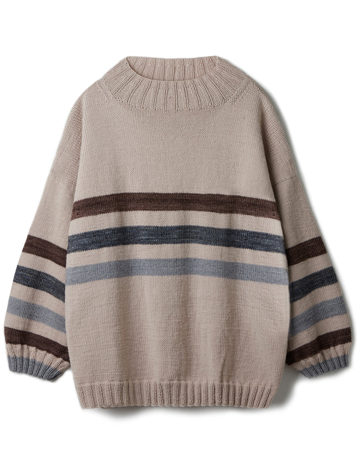 Breipakket Cool Wool trui met strepen