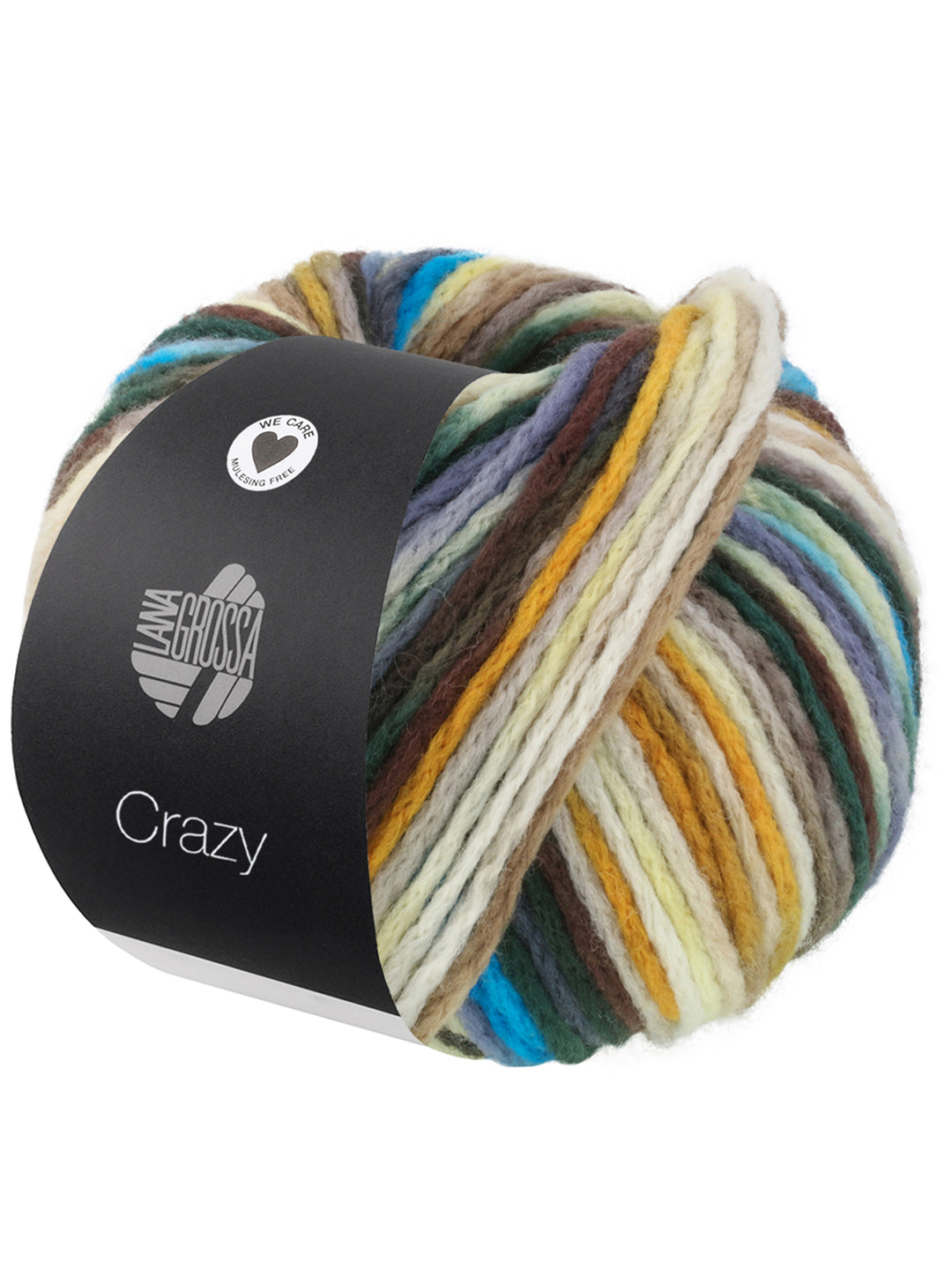 Crazy 003 Geel/Donker-/Lichtgrijs/Donkergroen/Schelp