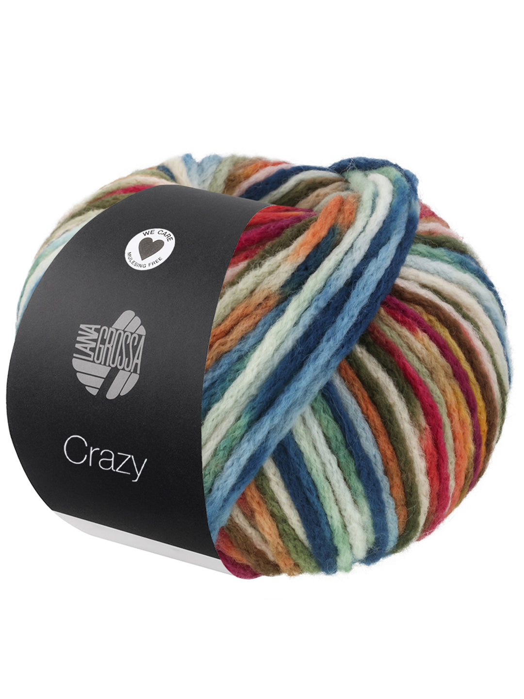 Crazy 002 Reseda-/Bosgroen/Perzik/Lichtbeige/Donkerblauw