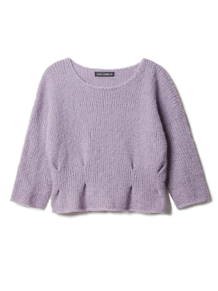 Breipakket Alpaca Air II top-down peplum trui