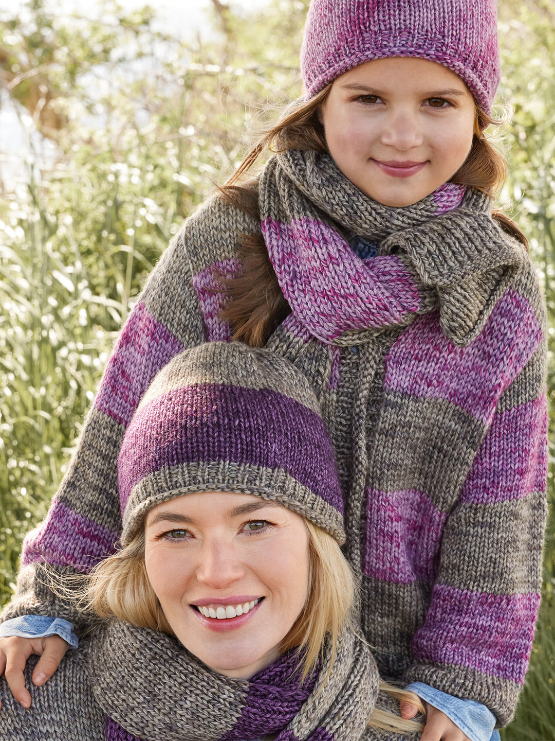 Breipakket Vintage Chunky top-down strepenvest - kids