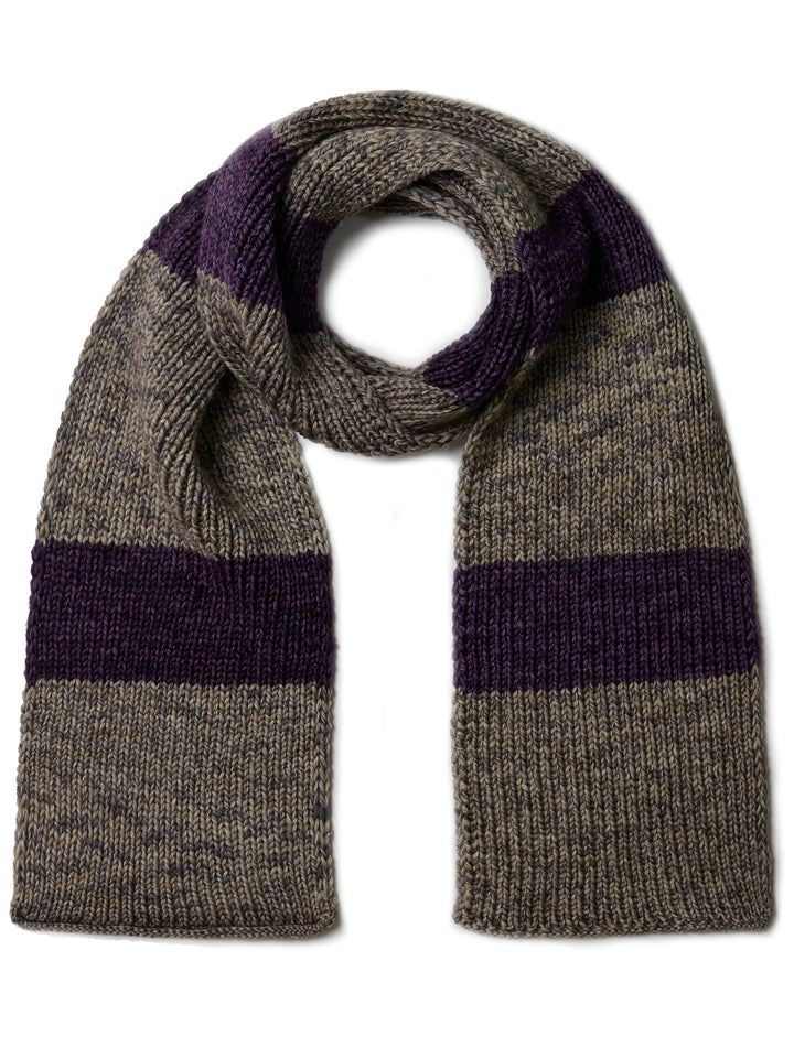 Breipakket Vintage Chunky strepensjaal