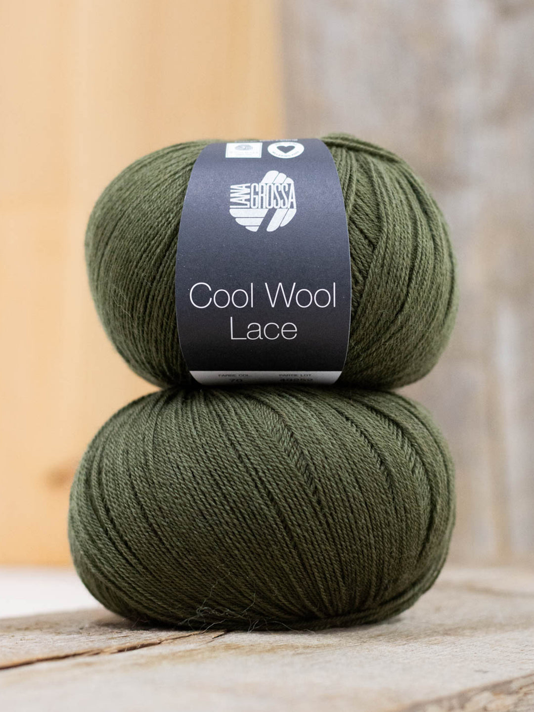 Cool Wool Lace 070 Groenbruin