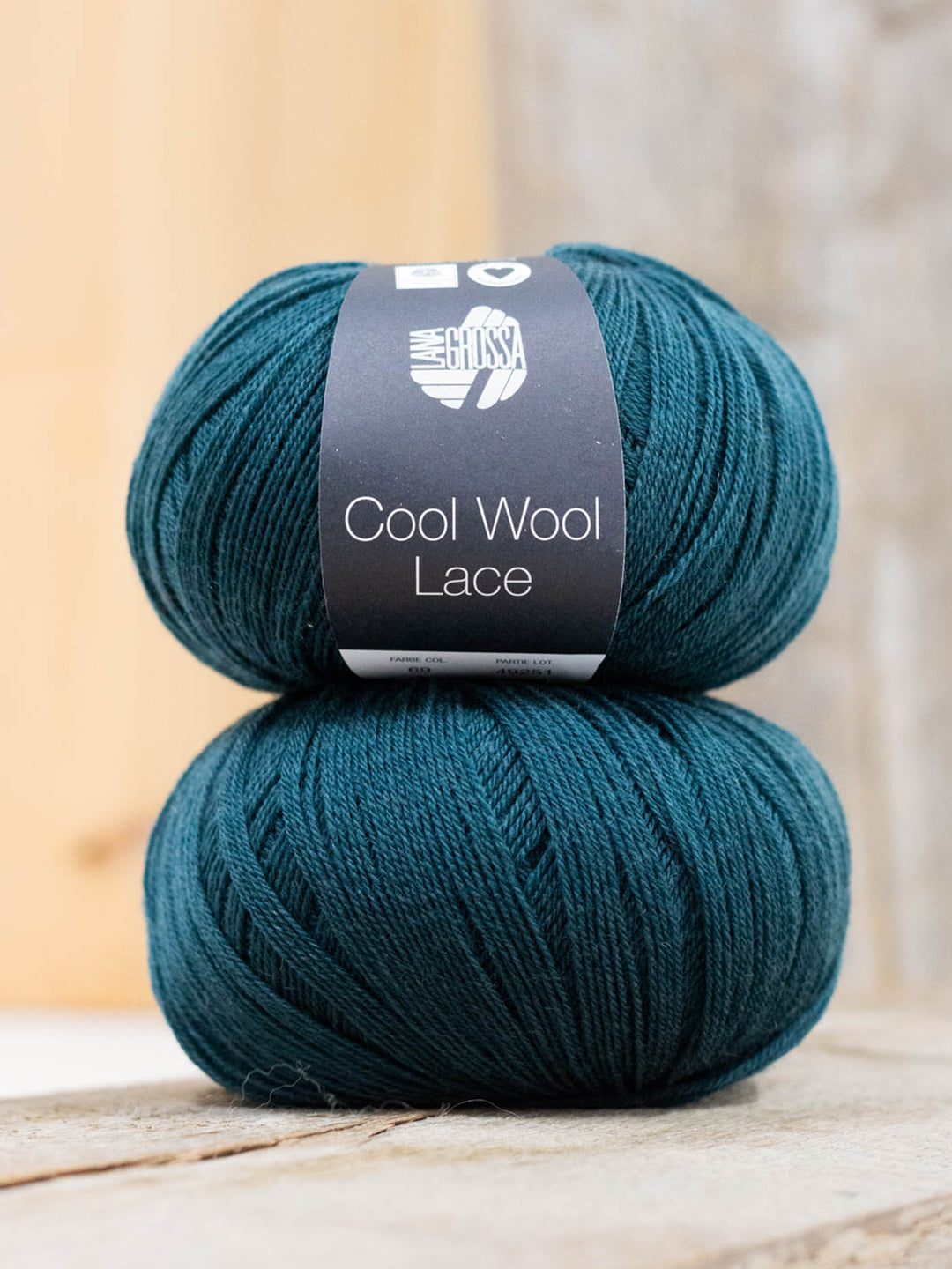 Cool Wool Lace 069 Donkerpetrol