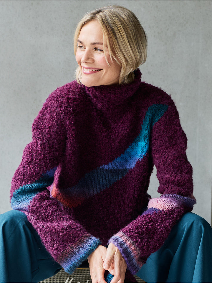 Breipakket Orsetto Bomba trui met intarsia