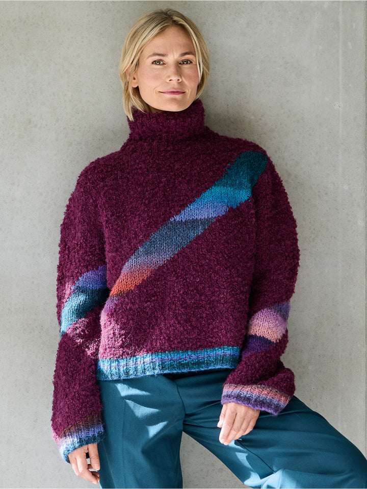 Breipakket Orsetto Bomba trui met intarsia