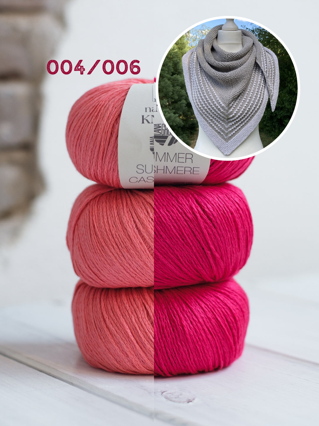 Breipakket Lizas Tuch Pearly Lines - Summer Cashmere
