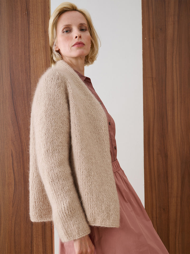 Breipakket Mohair Di Gio vest