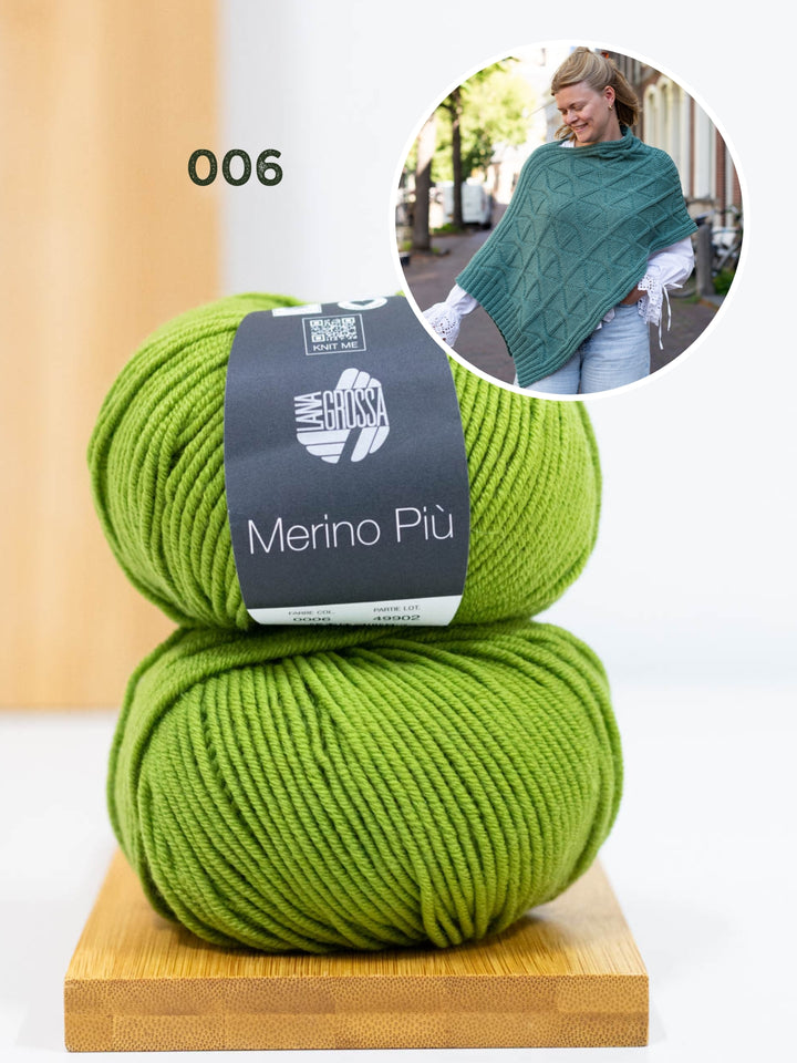 Breipakket Più Poncho - Knotten Design