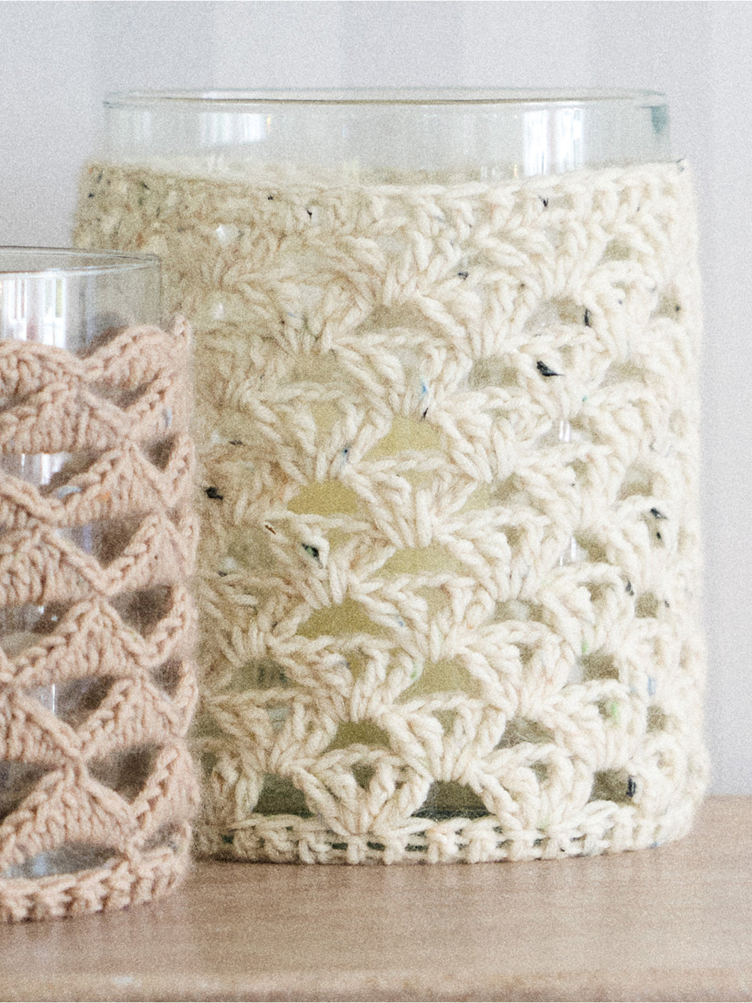 Haakpakket Cool Wool Superbig &amp; Natural Superkid Tweed windlicht hoog