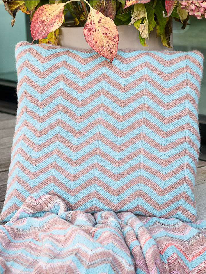 Breipakket Brigitte no. 2 zigzag kussenhoes