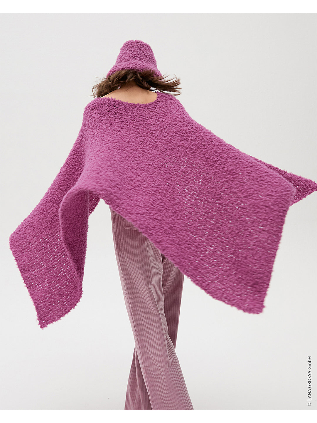 Breipakket Orsetto muts + poncho