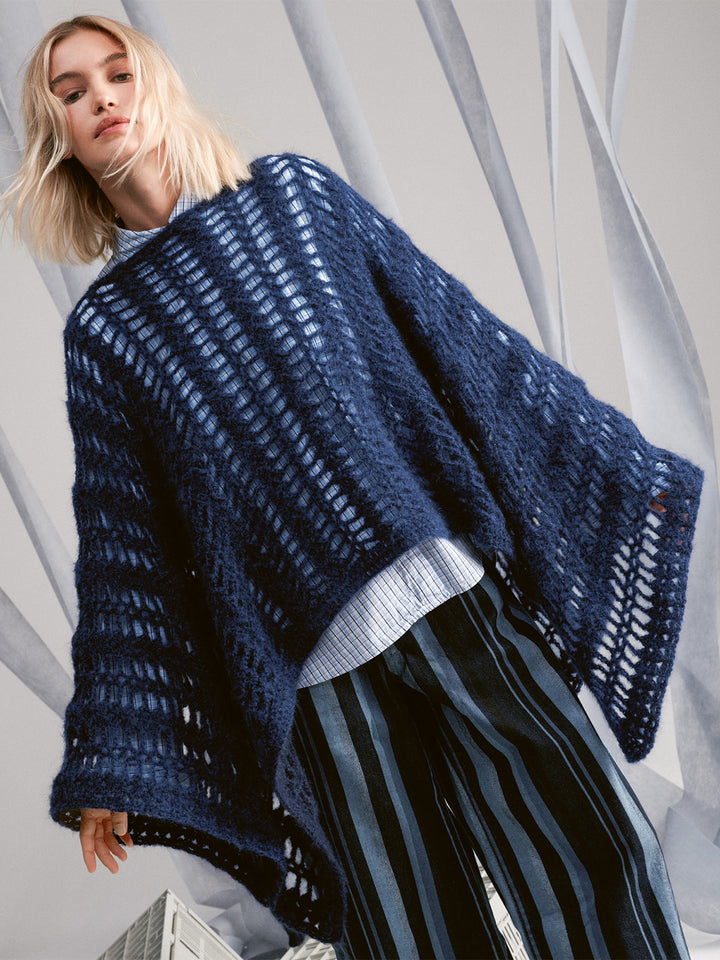 Haakpakket Mohair Di Gio poncho