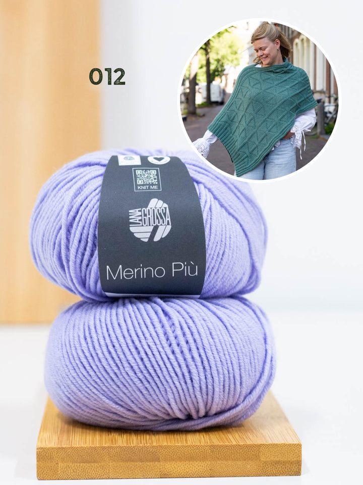 Breipakket Più Poncho - Knotten Design