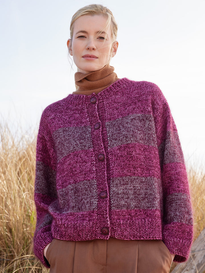 Breipakket Cool Wool Vintage Silkhair strepenvest