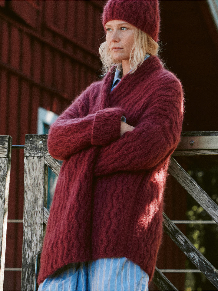 Breipakket Mohair di Gio vest