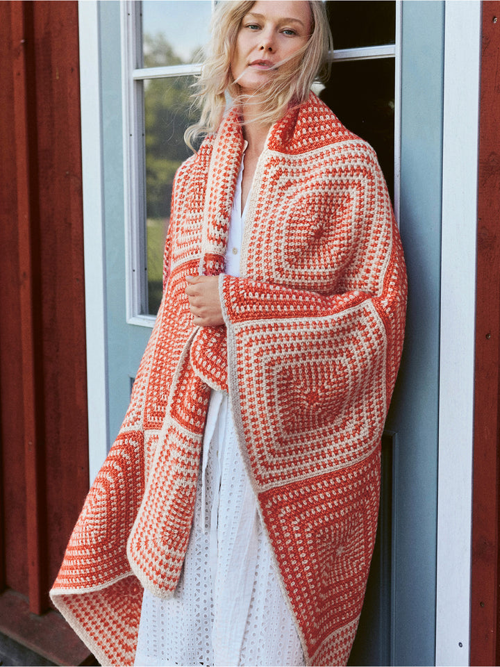 Haakpakket Natural Alpaca Pelo deken