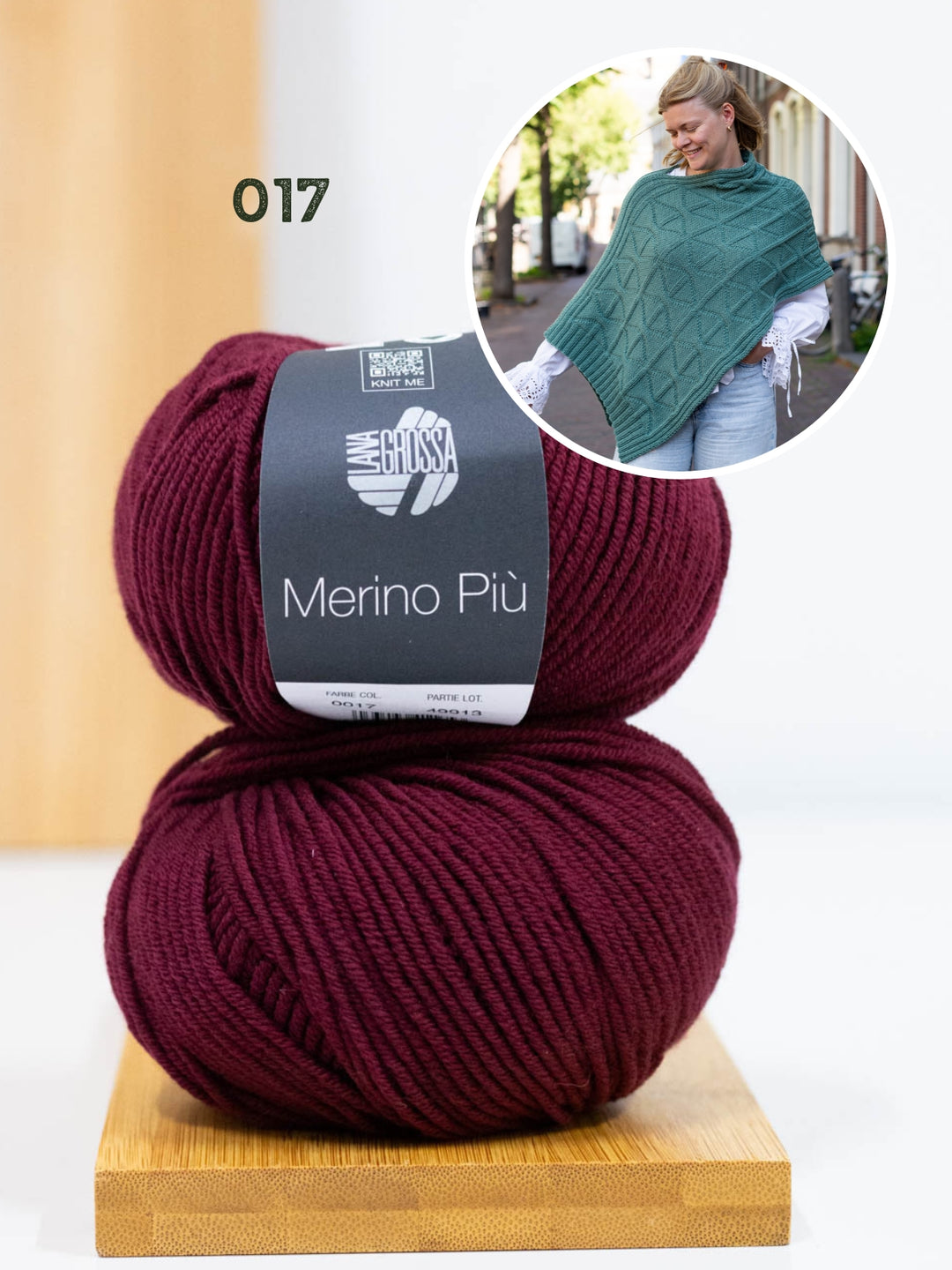 Breipakket Più Poncho - Knotten Design