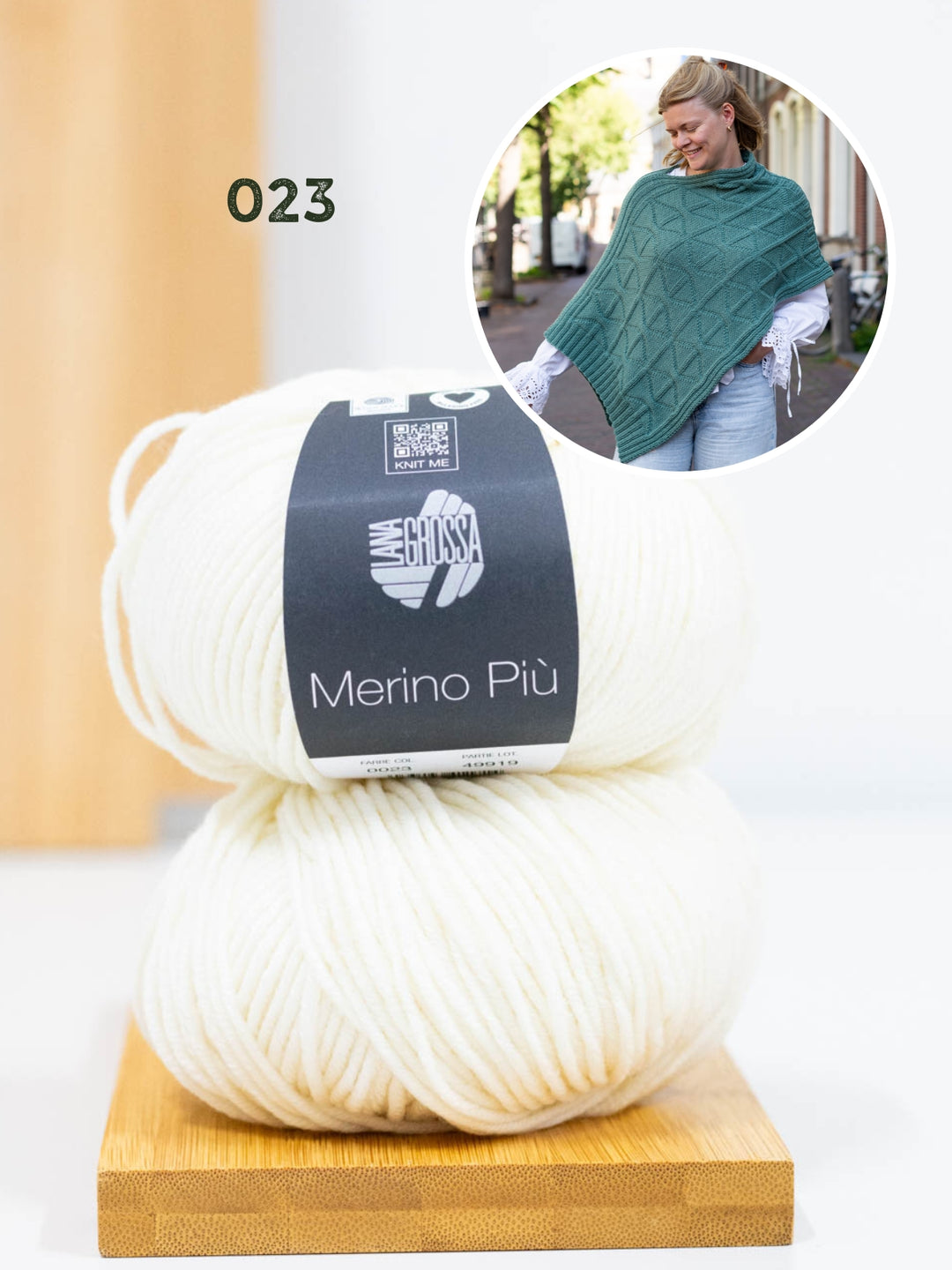 Breipakket Più Poncho - Knotten Design