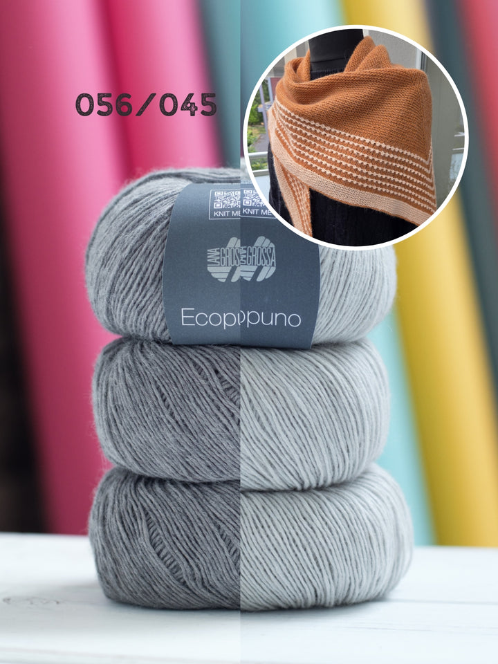 Breipakket Lizas Tuch Pearly Lines - Ecopuno