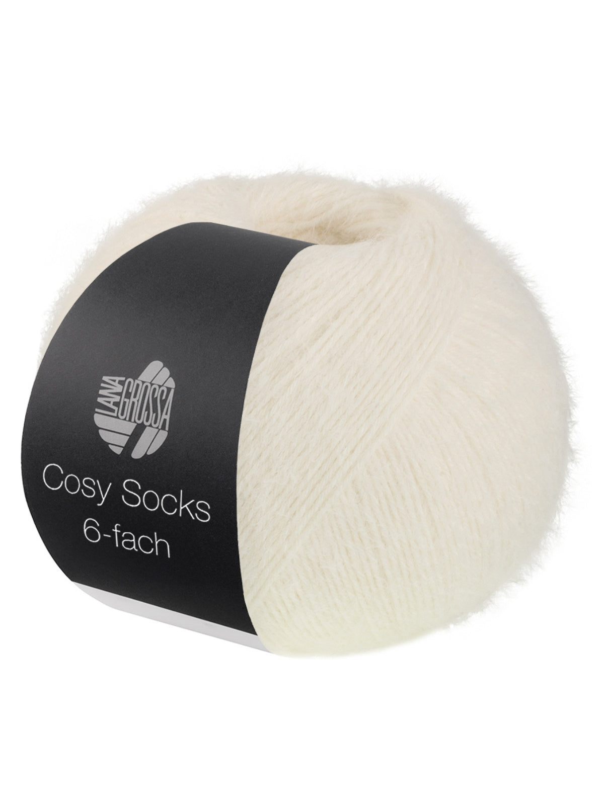 Cosy Socks 6-fach 1001 Ecru