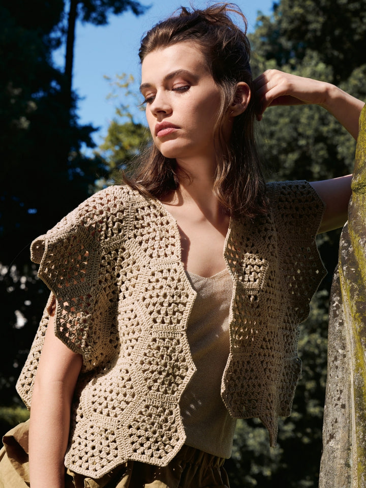 Haakpakket Promessa hexagon gilet