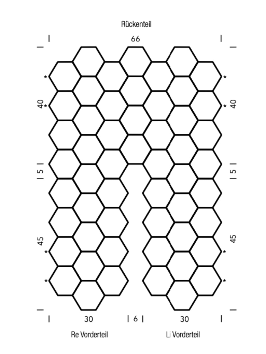 Haakpakket Promessa hexagon gilet