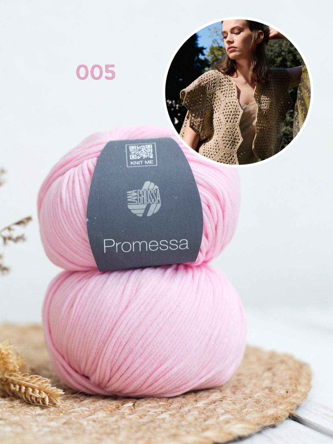 Haakpakket Promessa hexagon gilet