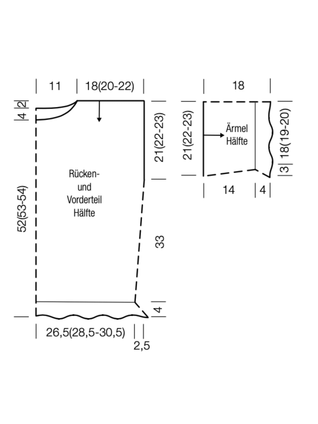 Breipakket Cotonella shirt met streepjes