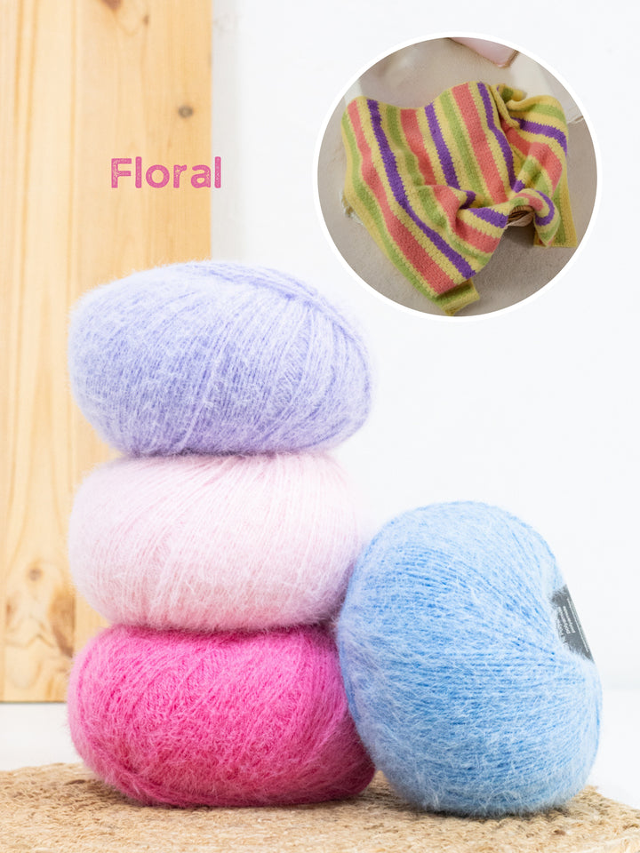 Haakpakket Cosy Socks gestreept babydeken