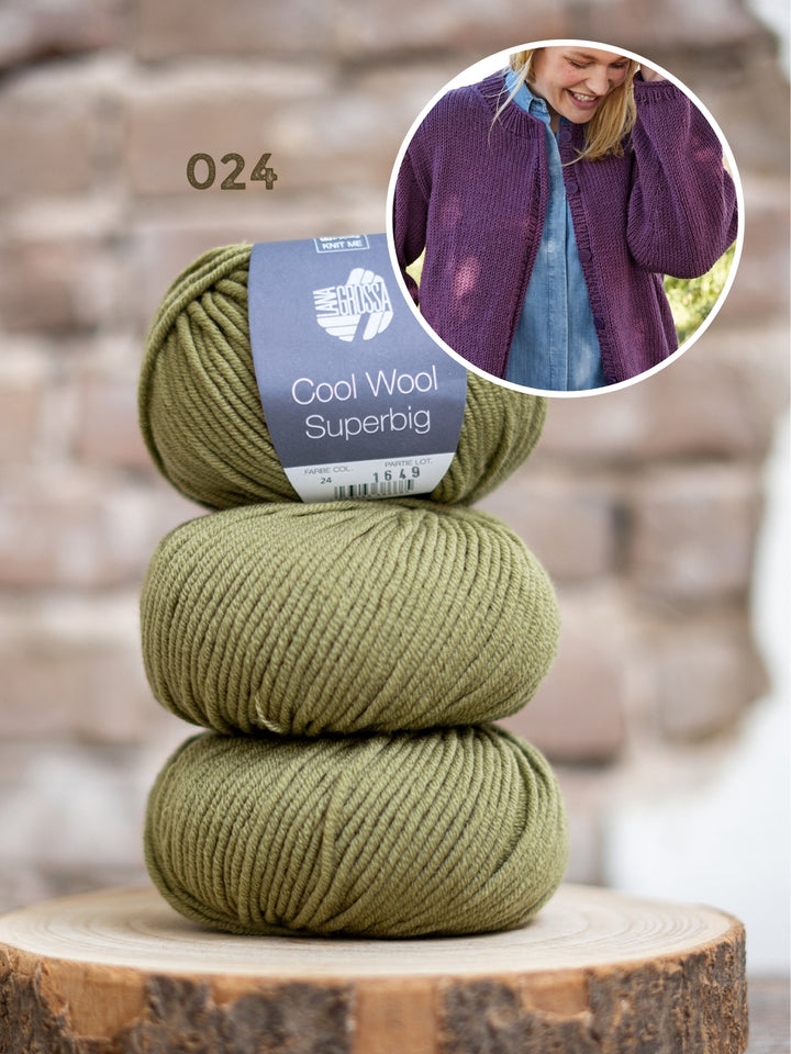 Breipakket Cool Wool Superbig top-down oversized vest