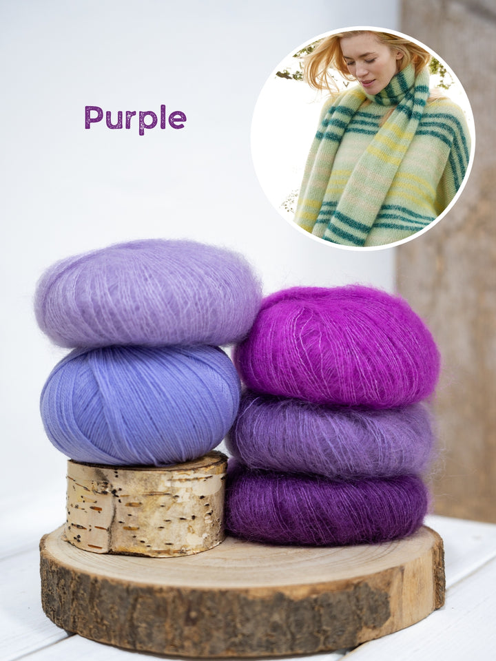 Breipakket Cool Wool Lace Silkhair strepentrui