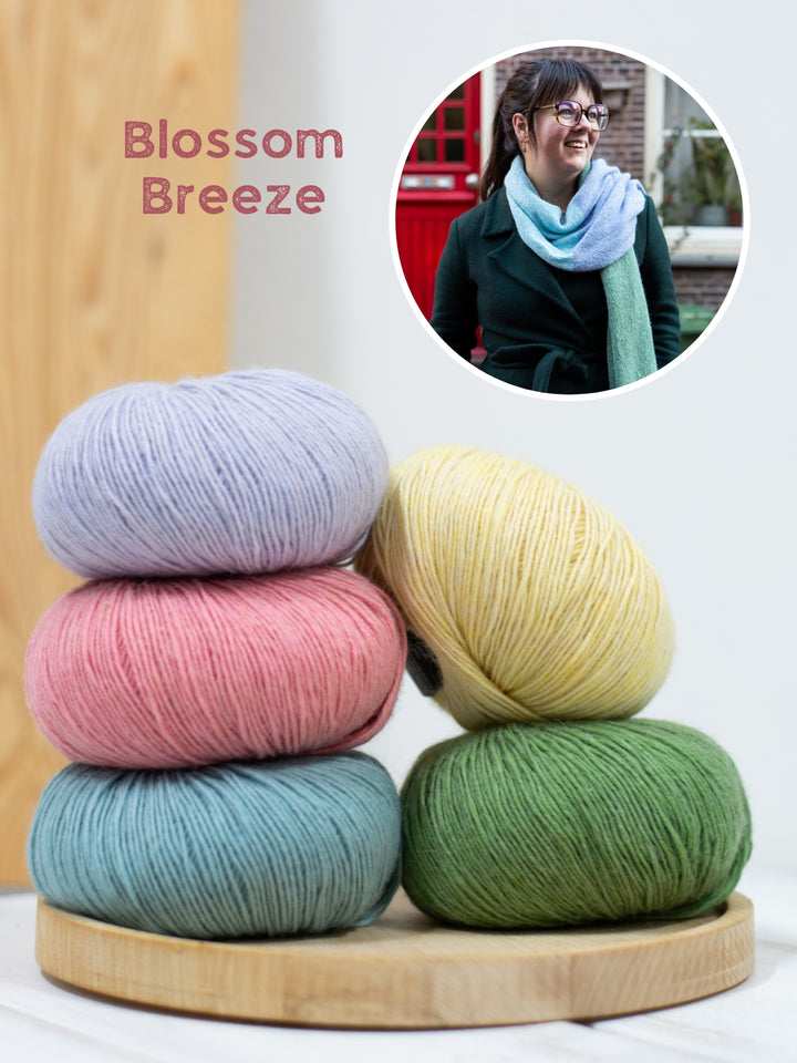 Breipakket Ecopuno Colorblock sjaal