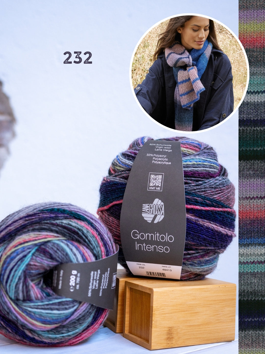 Breipakket Gomitolo rechte sjaal