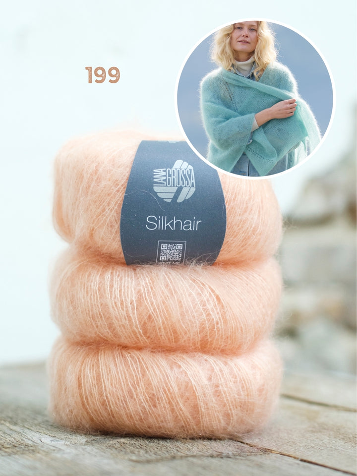 Breipakket Silkhair stola