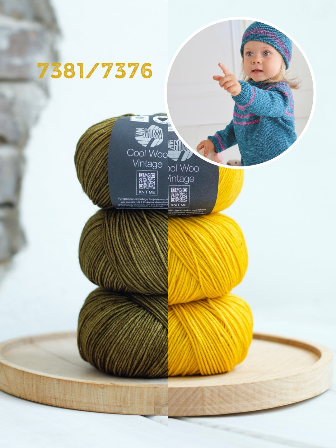 Breipakket Cool Wool Vintage trui + muts