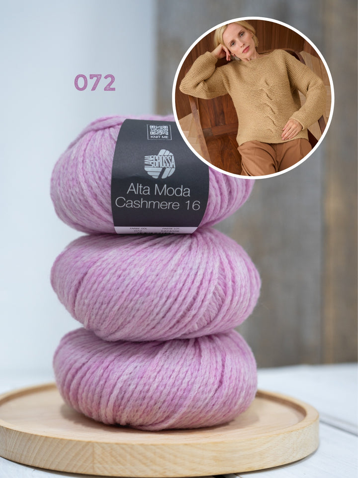 Breipakket Alta Moda Cashmere 16 trui met kabels
