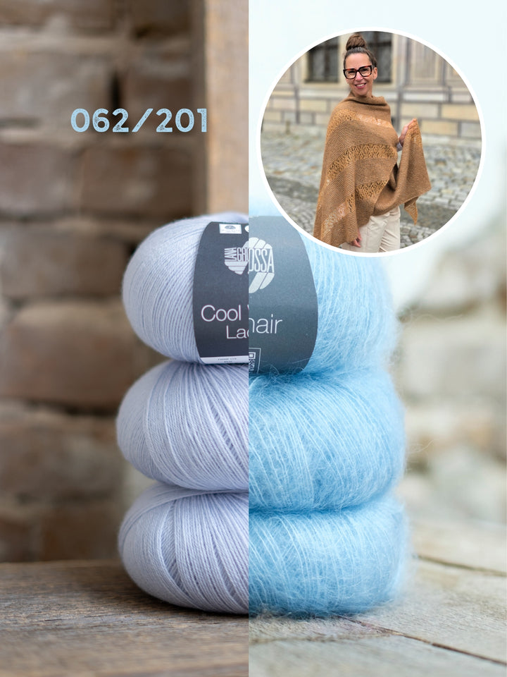 Breipakket sjaal Elua - Joél Joél