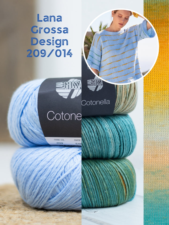 Breipakket Cotonella shirt met streepjes