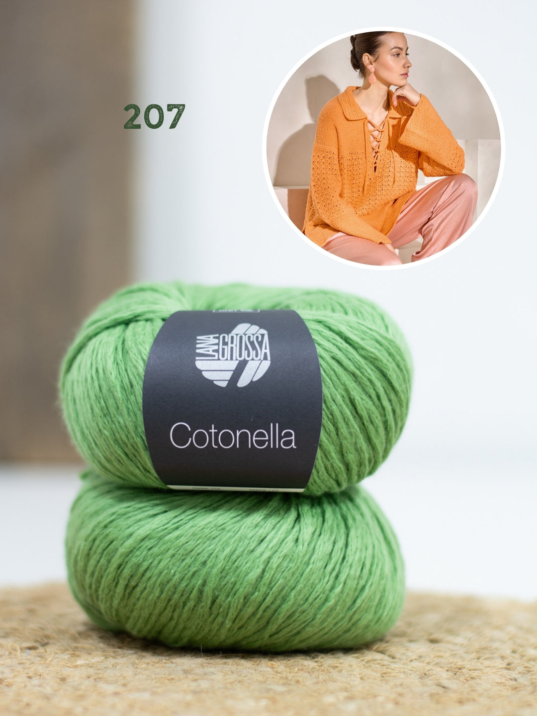 Brei- en haakpakket Cotonella trui